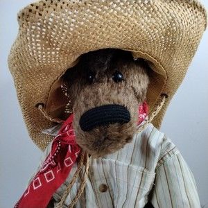EMRAD CREATIONS 20” Hairy Brown Bear Dog Yeti Sasquatch Stuffed Animal Plush